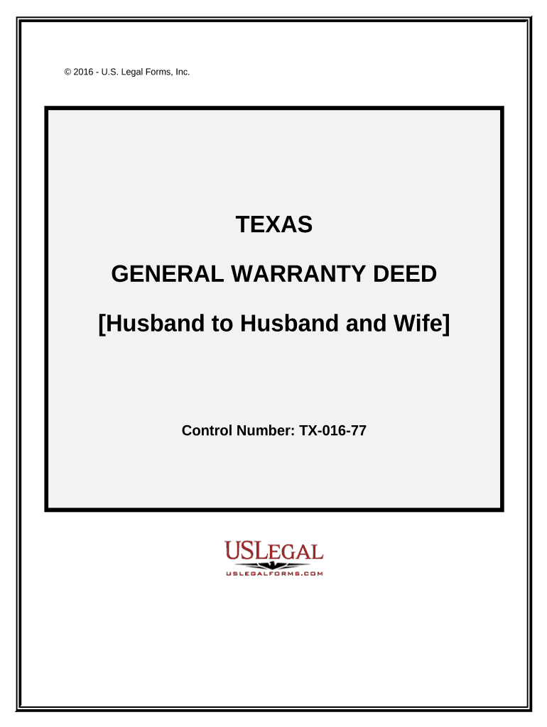 General Warranty Deed Form Texas
