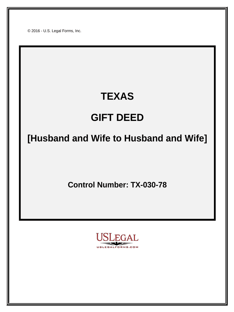 Texas Gift Form