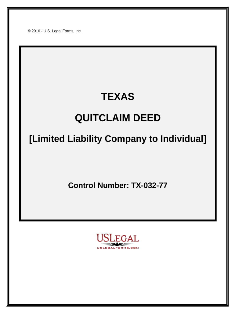 Limited Liability Company Texas  Form