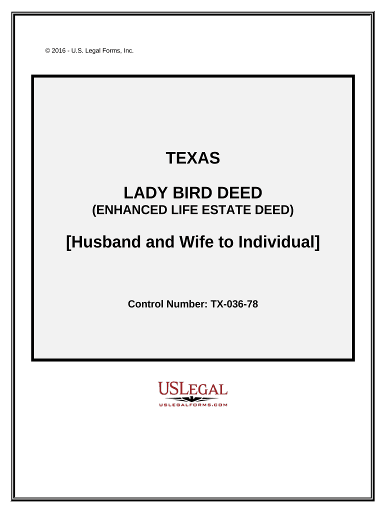 Lady Bird Deed Sample  Form