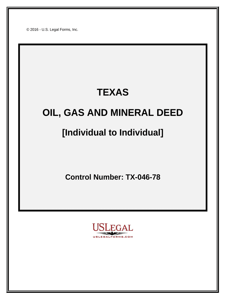 Mineral Deed  Form