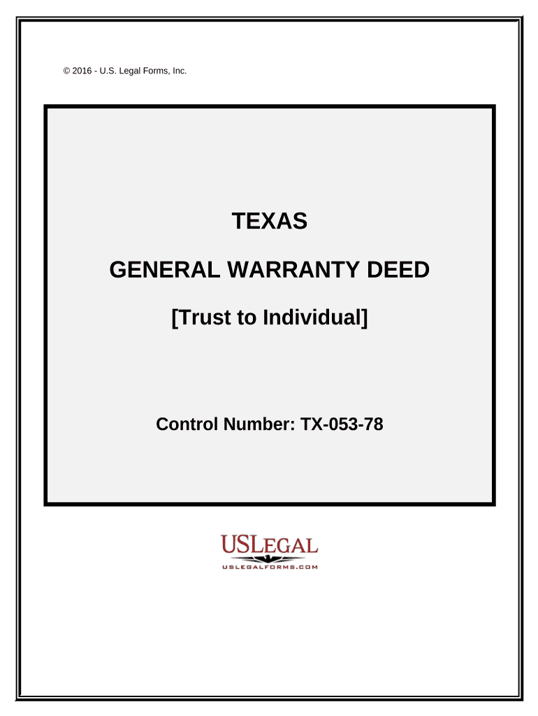 Texas Warranty Trust  Form