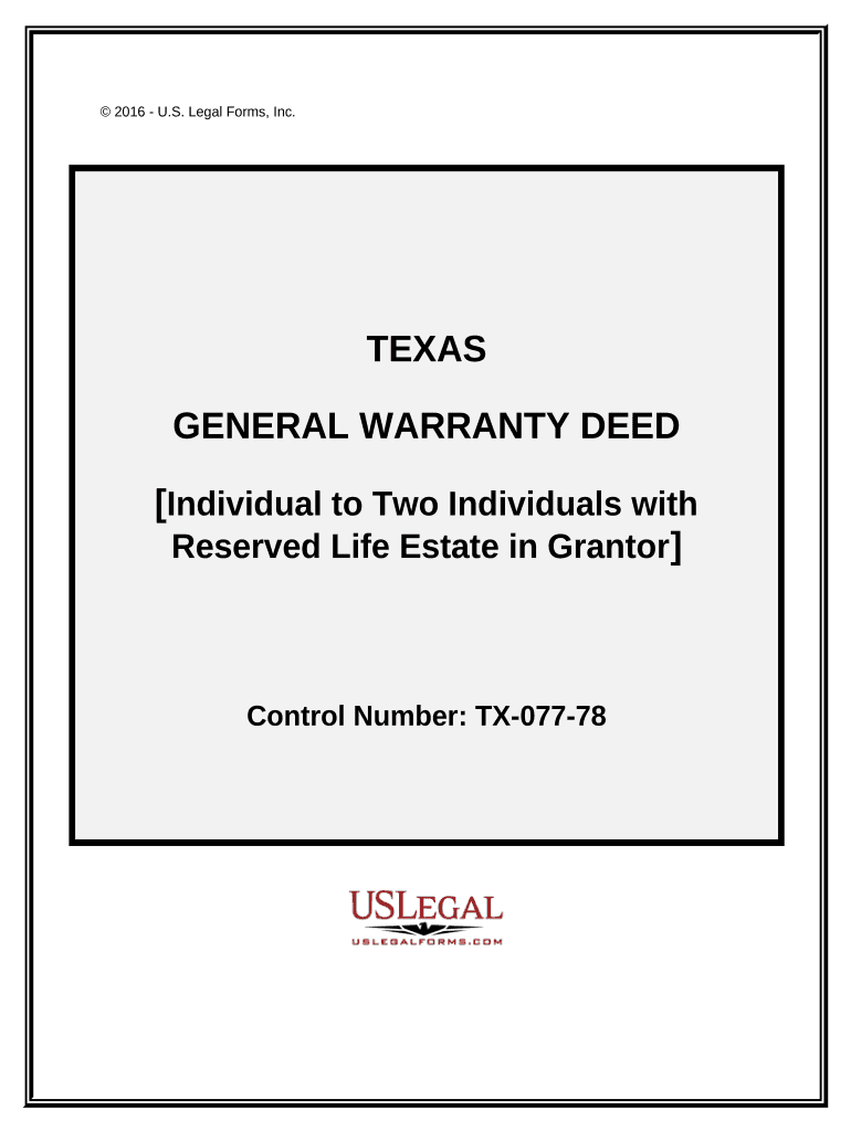 General Warranty Deed  Form