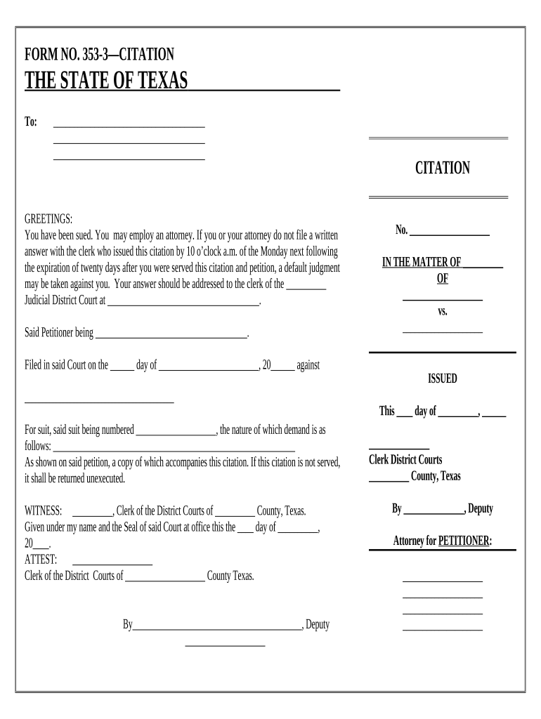 Texas Form Court