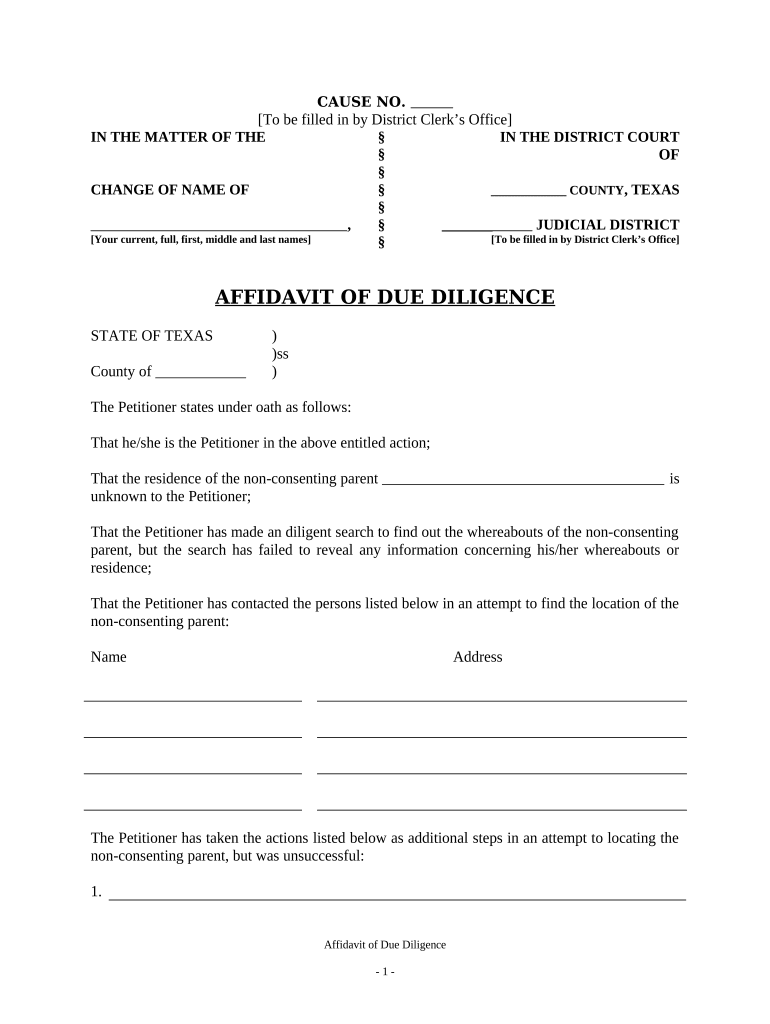 Of Name Change  Form