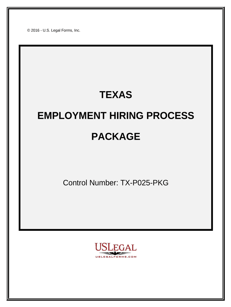 Texas Employment Form
