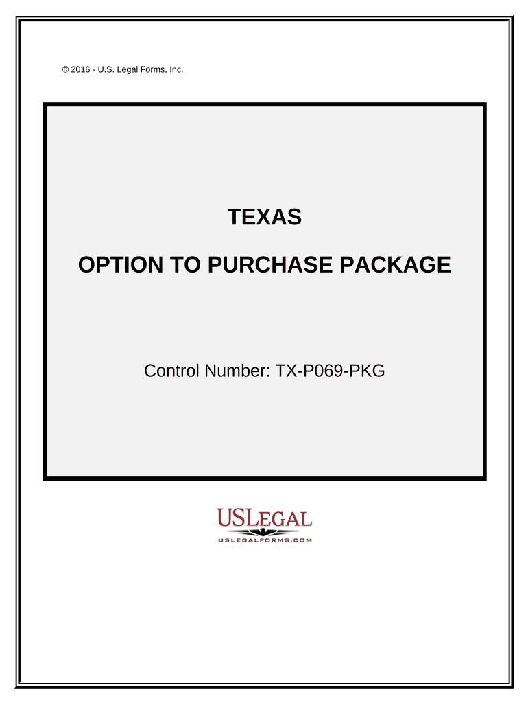 Fill and Sign the Texas Purchase Form