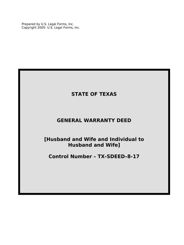 Warranty Deed Individual  Form