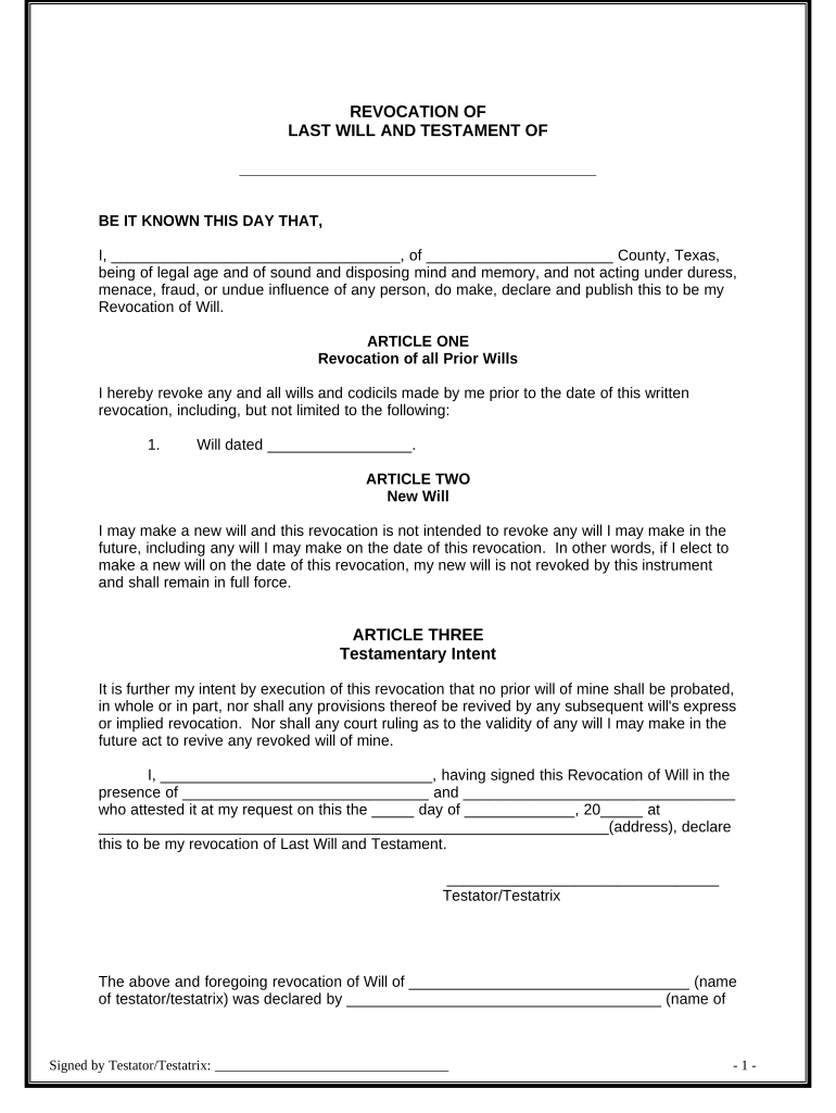 written-revocation-of-will-texas-form-fill-out-and-sign-printable-pdf-template-signnow