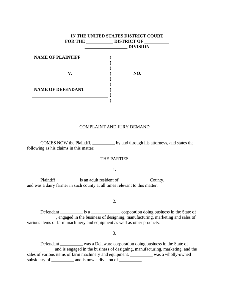 System Jury Trial  Form