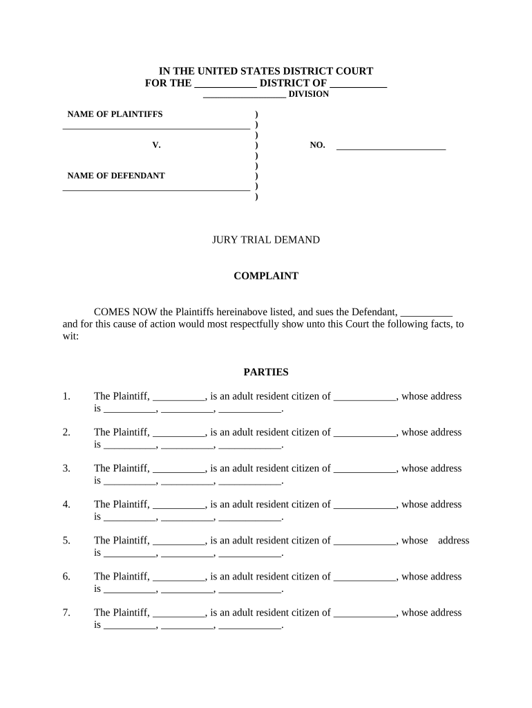 Title Vii  Form