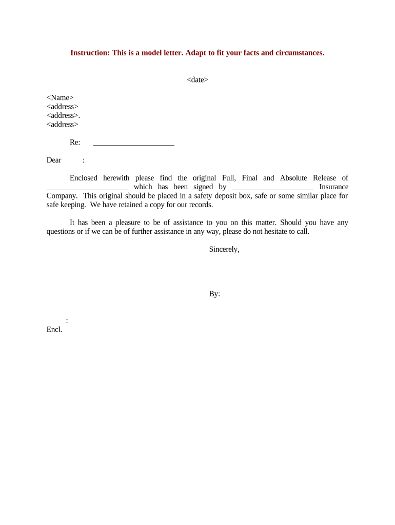 Sample Business Letter Template  Form