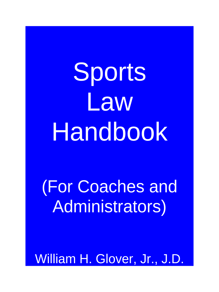 Fill and Sign the Law Handbook PDF Form