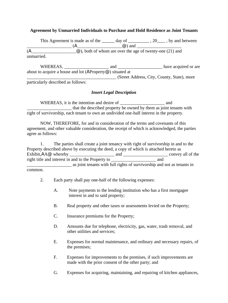 Unmarried File  Form