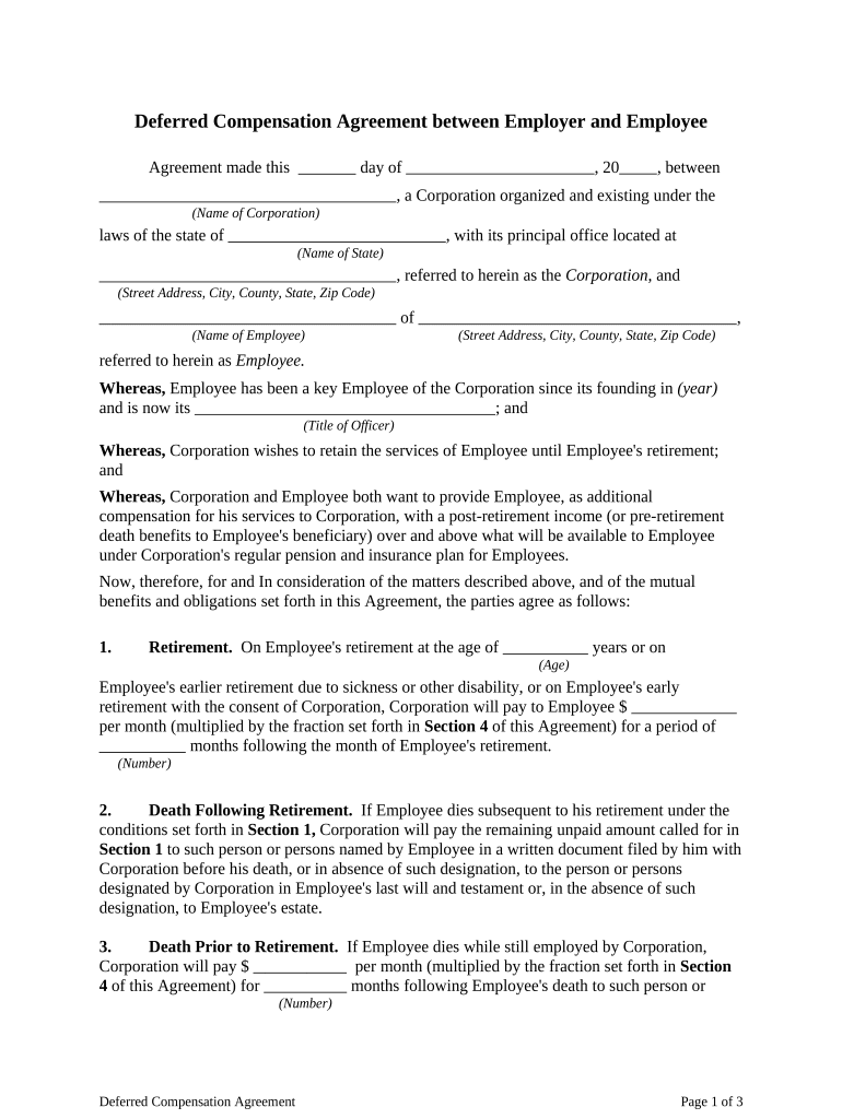 deferred-compensation-agreement-sample-form-fill-out-and-sign