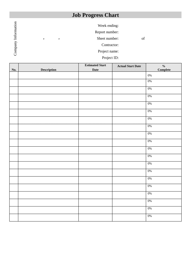 Job Sheet  Form