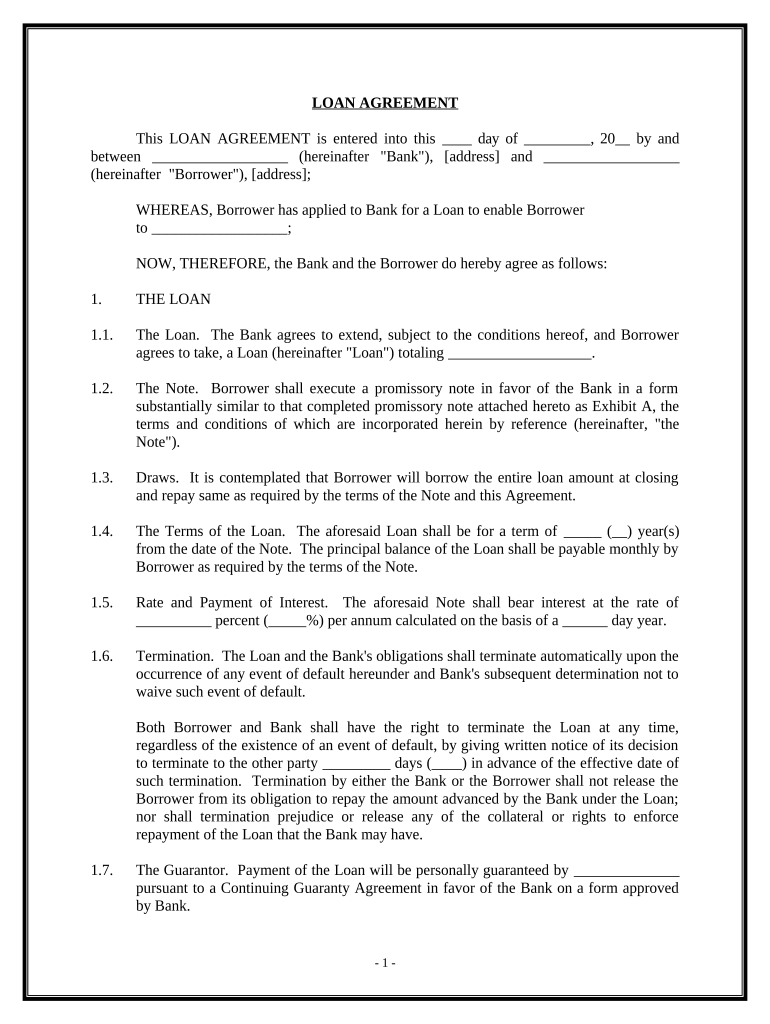 Loan Form PDF