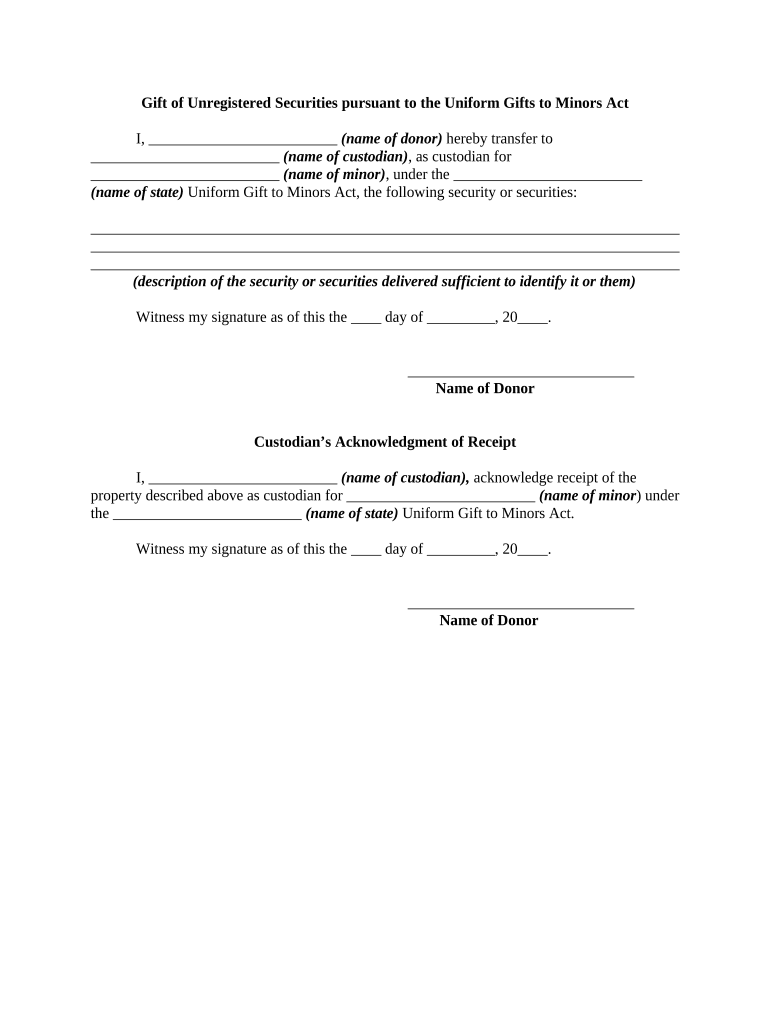 Securities Act  Form