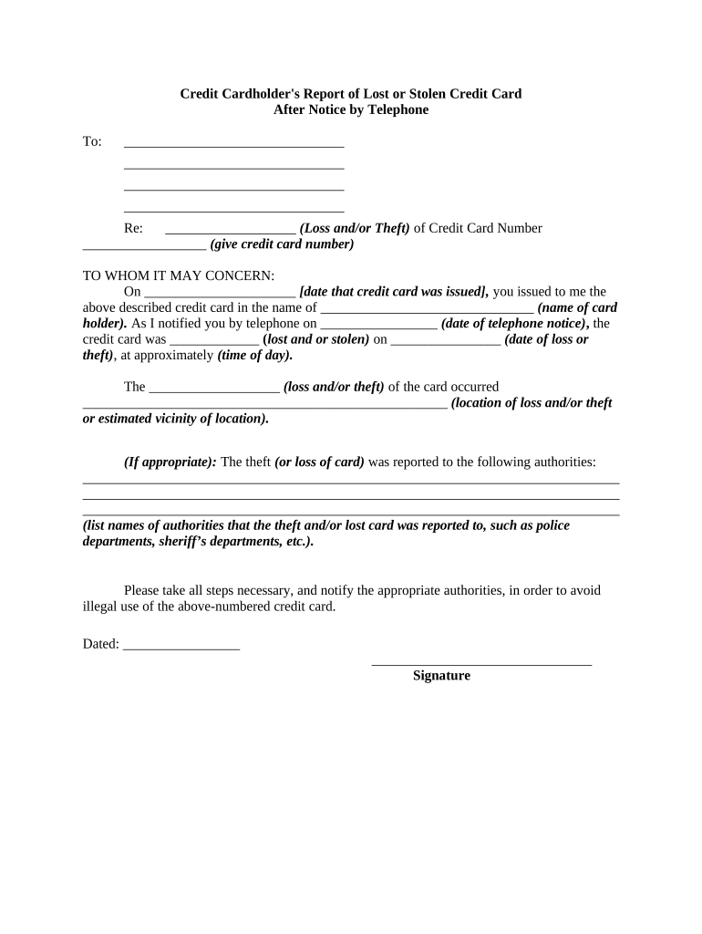 After Notice  Form