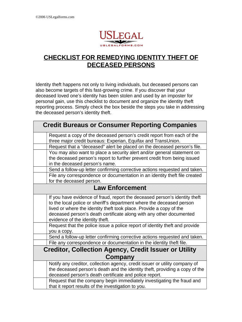 Theft Persons  Form