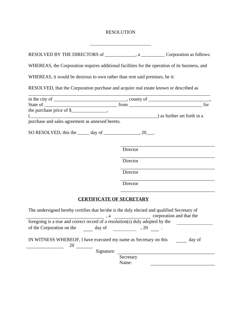 Real Estate Form