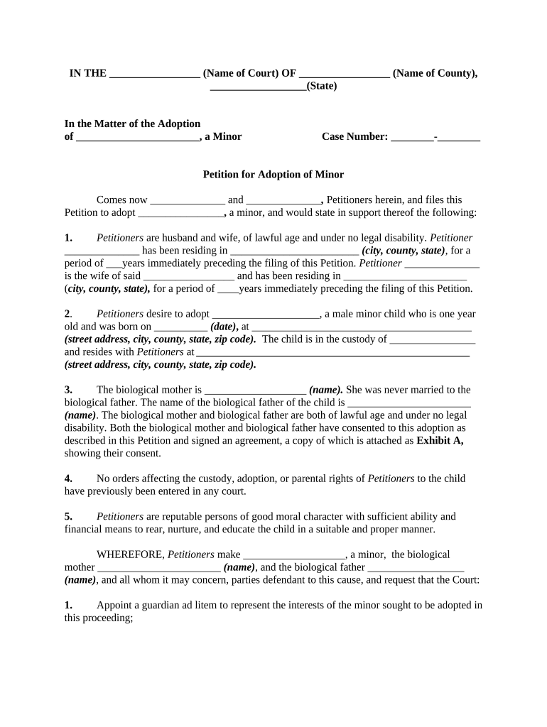 Petition Application  Form