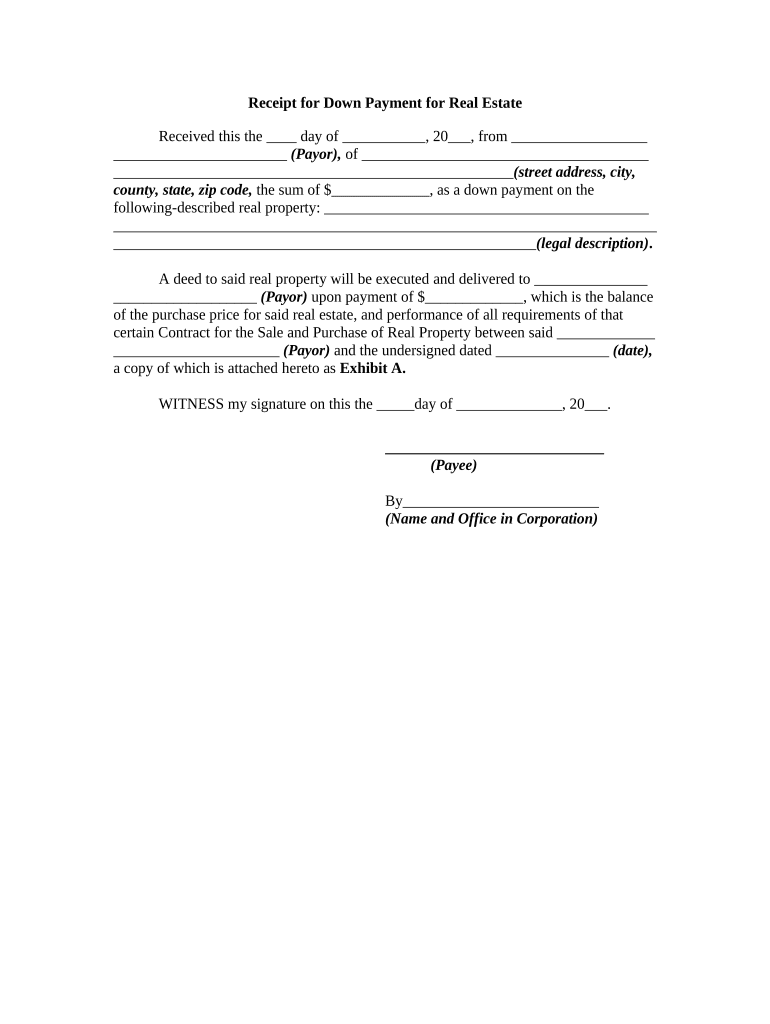 Receipt Download  Form