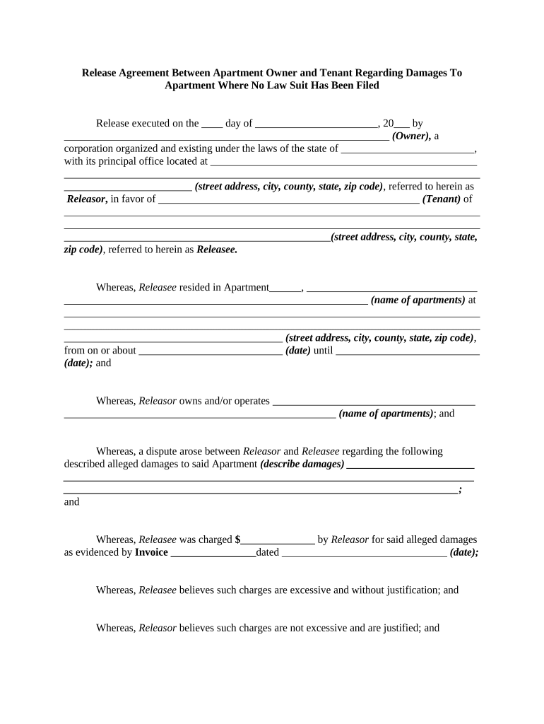 Apartment Owner  Form