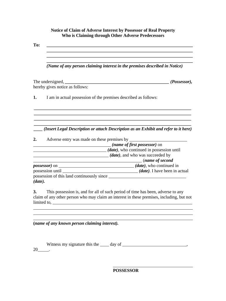 Real Property Form