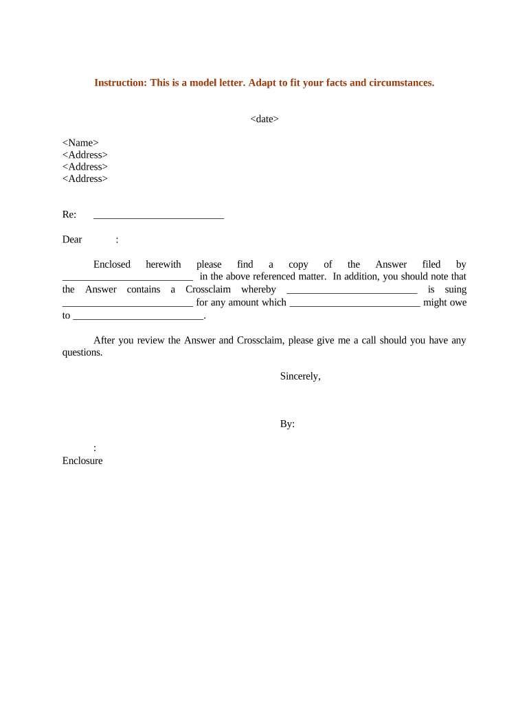 Sample Letter Form Application