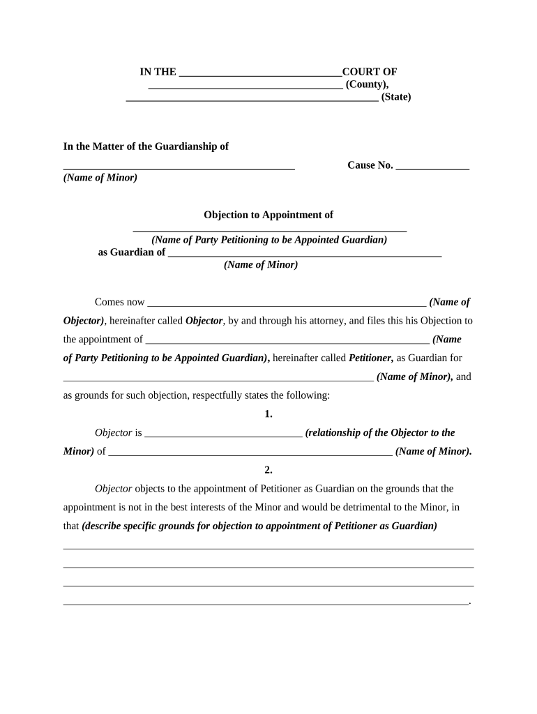 Petitioner Form