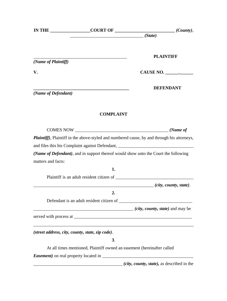 Petition Relief  Form