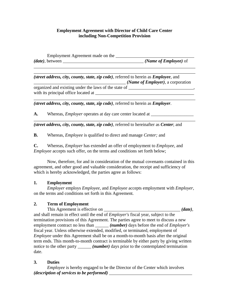 Texas Child Care Center Personnel Form