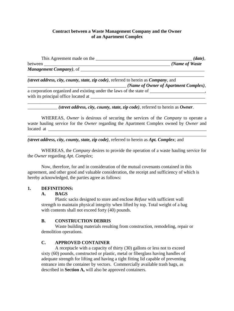 Owner Apartment  Form