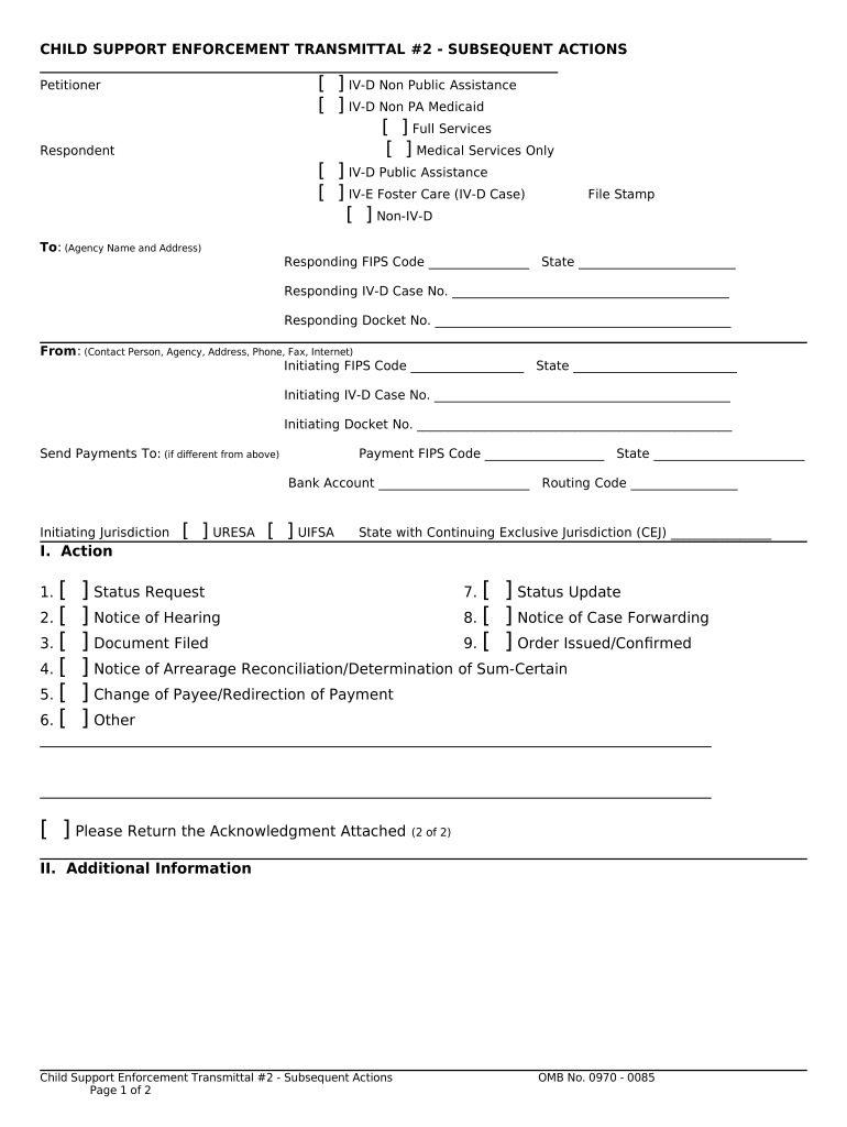 Child Support Form