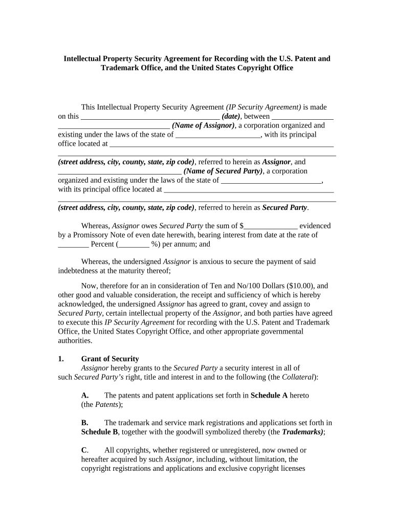 Recording Patent  Form