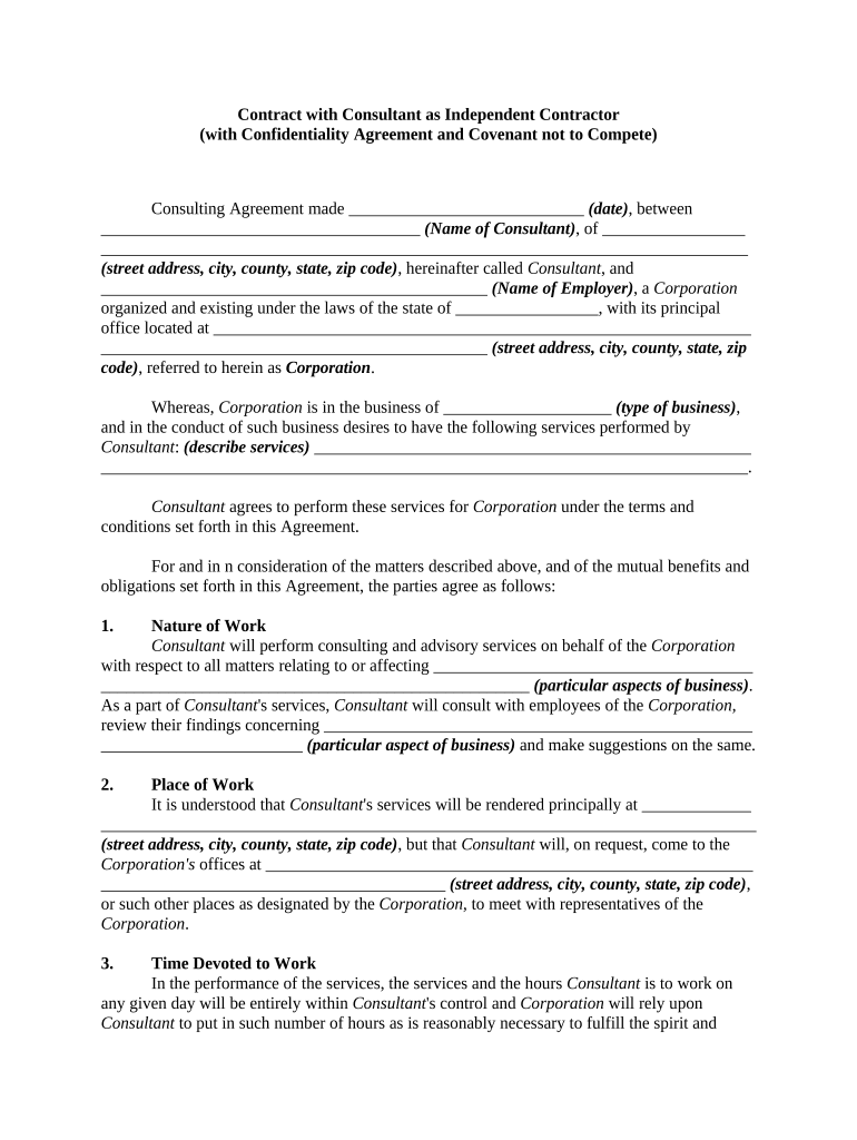 Contract Confidentiality  Form