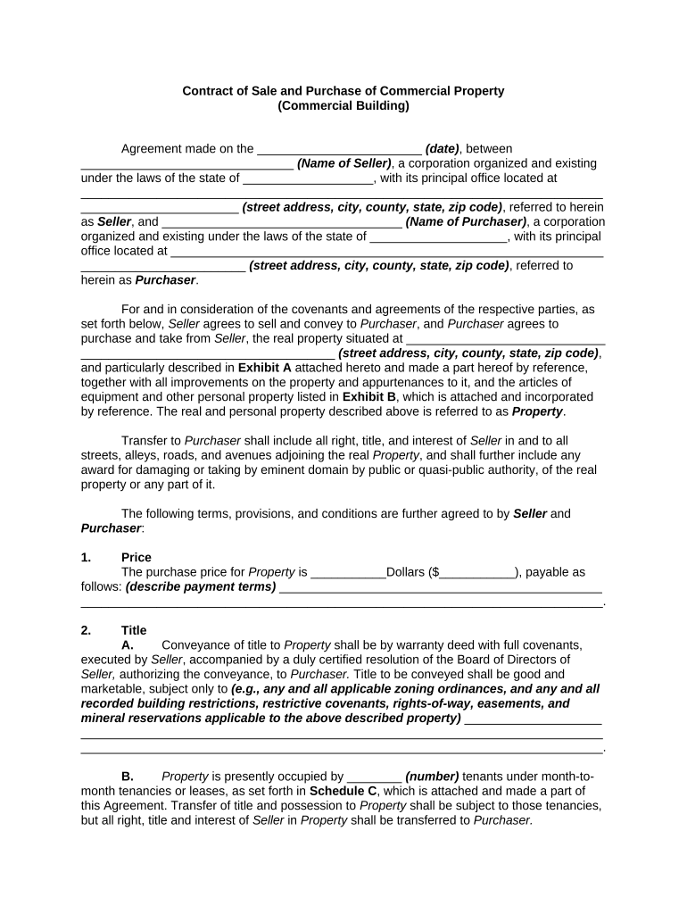 Contract Commercial  Form