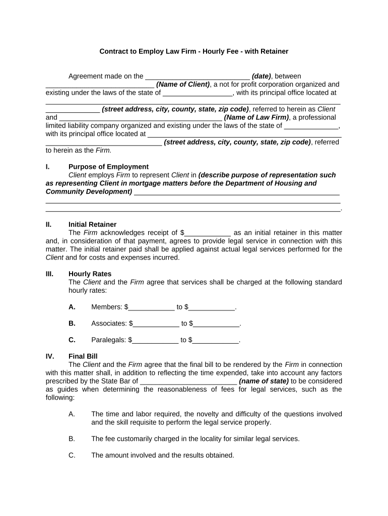 Contract Law  Form