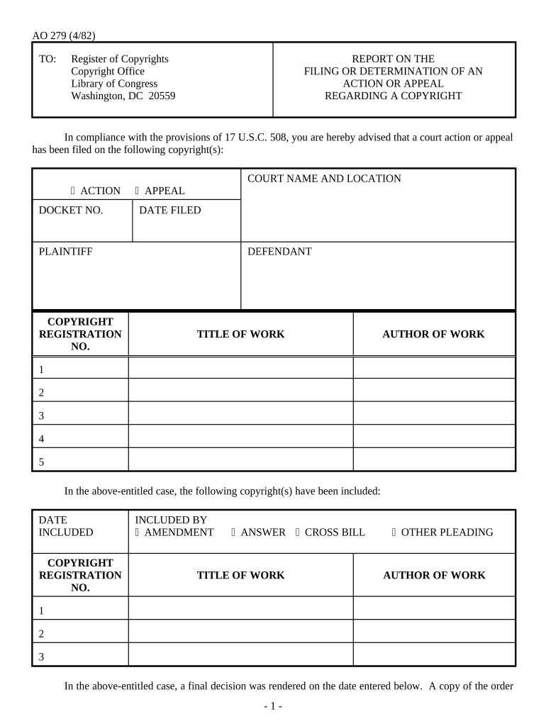 Filing of Appeal  Form