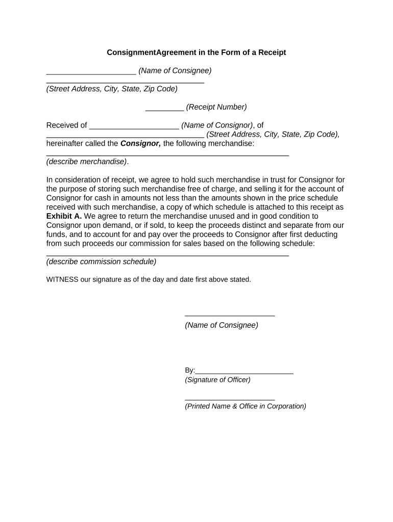 Agreement Form