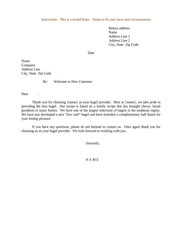 New Manager Sample Letter to Customers  Form