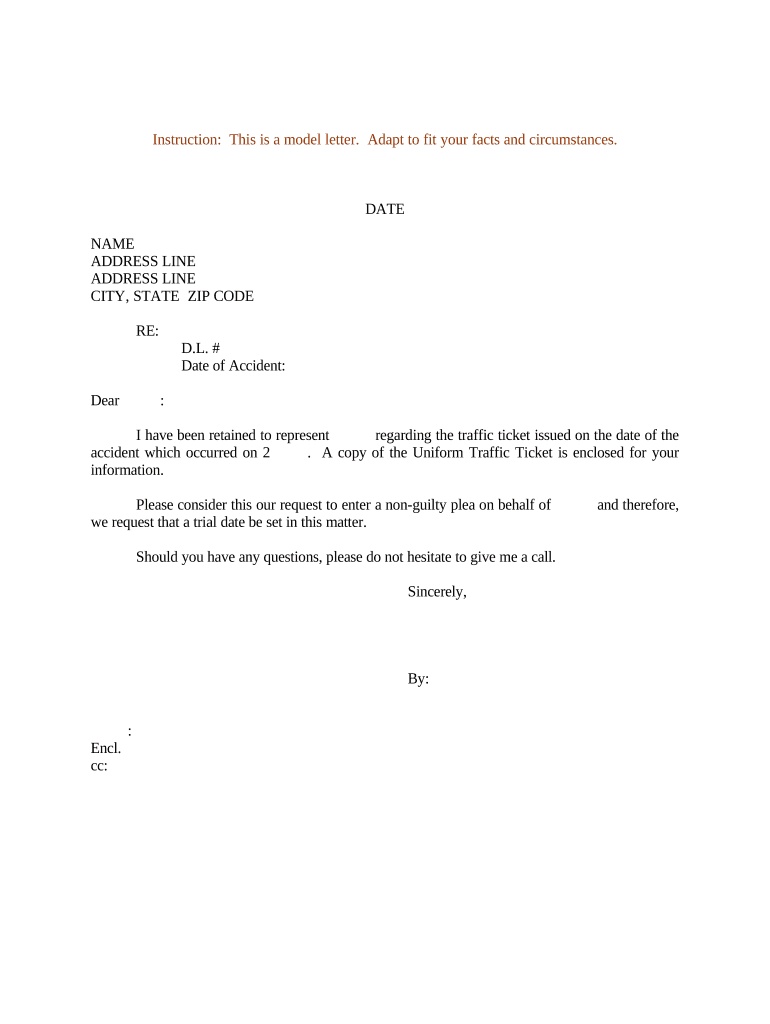 Letter Lawyer  Form
