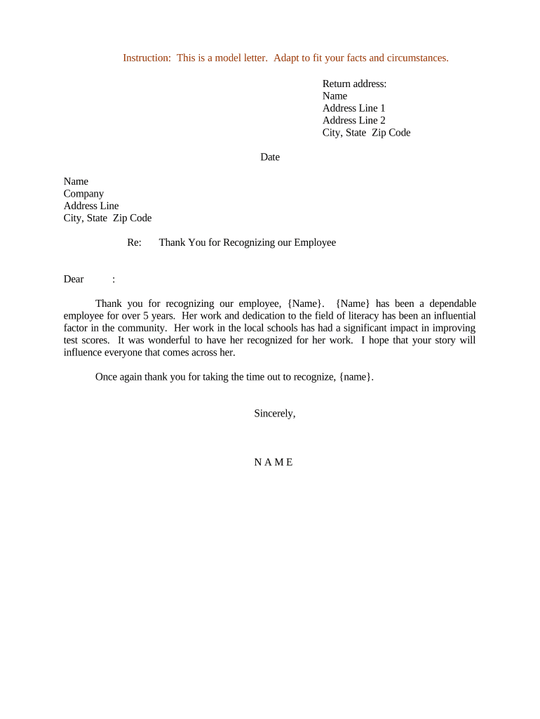 Letter Recognition Employee  Form