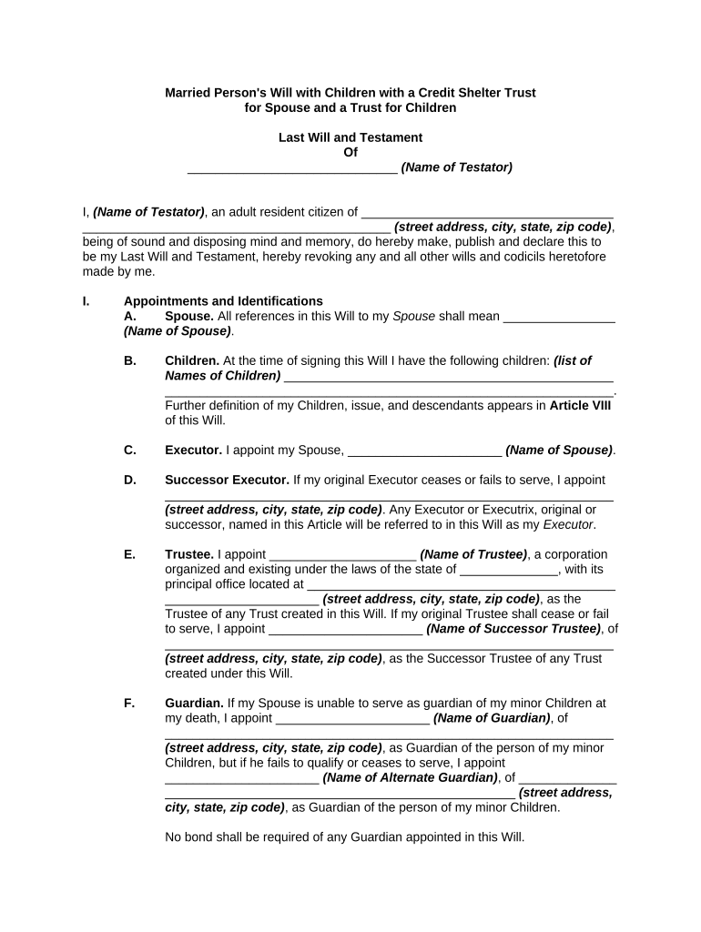 Married Spouse  Form