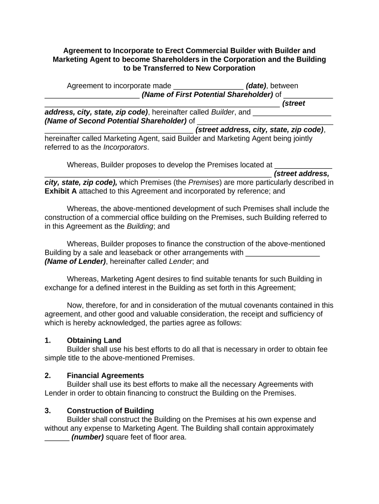 Commercial Corporation  Form