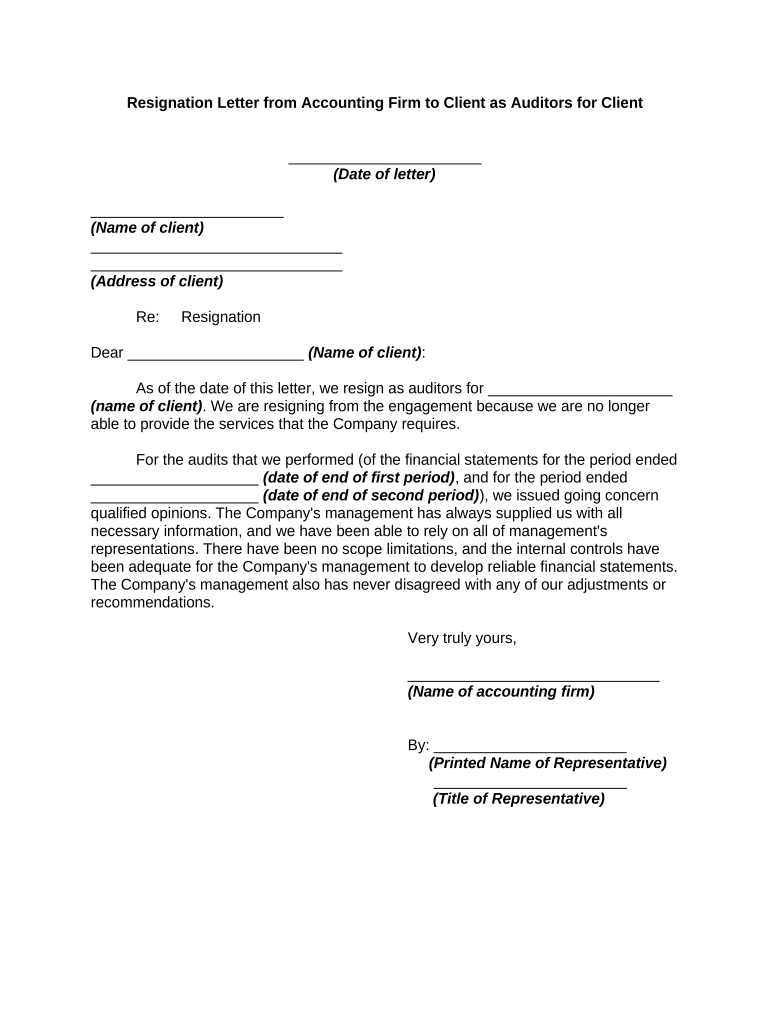 Letter Client Sample  Form