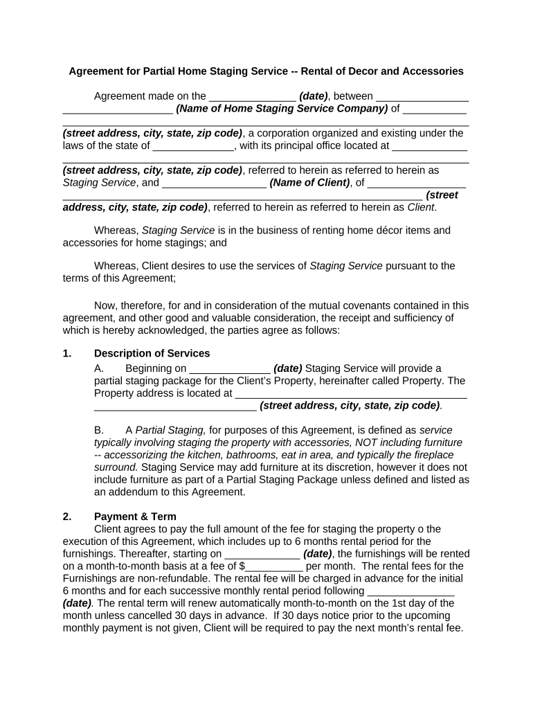 Partial Home  Form