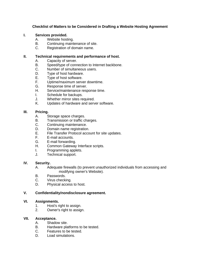 Checklist Drafting  Form