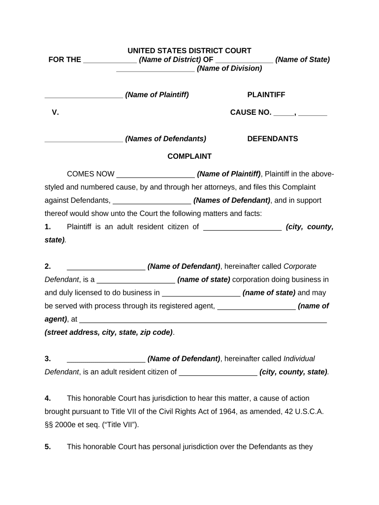 Harassment Work  Form